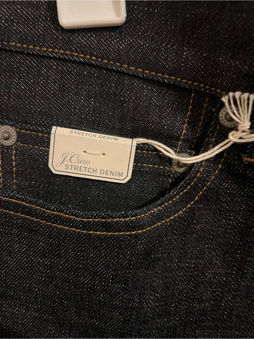 J. Crew Slim Straight Black Denim Jeans